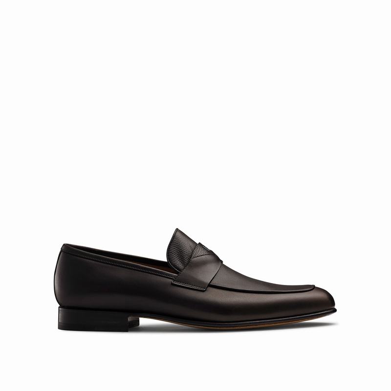 Russell & Bromley Duke Loafers Mens Brown [OXK5337UL]